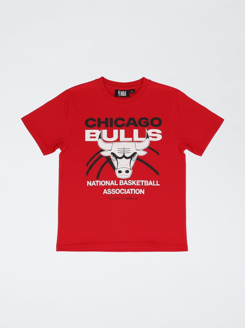"NBA"-Set 2-teilig Shorts + T-Shirt Rot - Kiabi