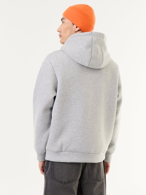 Neopren-Kapuzen-Sweatshirt mit Reissverschluss - Kiabi