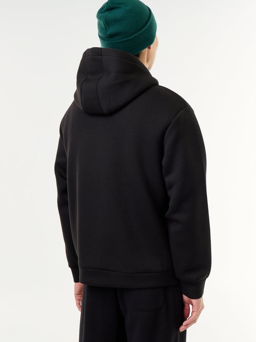 Neopren-Kapuzen-Sweatshirt mit Reissverschluss - Kiabi