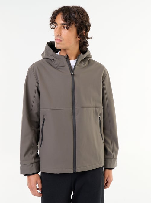 Neopren-Kapuzenjacke mit Microfleece-Futter - Kiabi