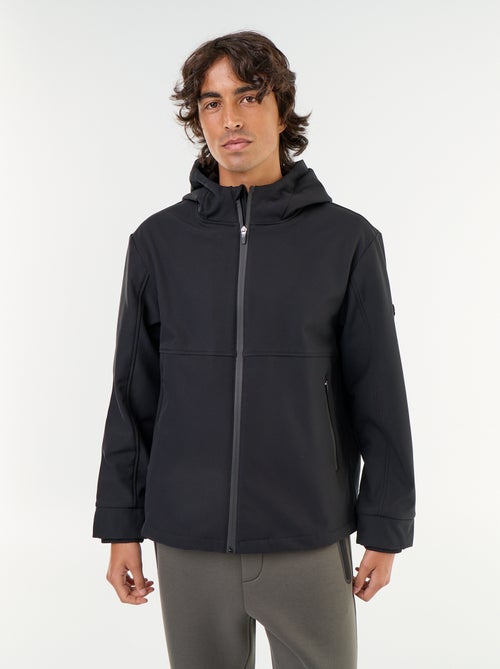 Neopren-Kapuzenjacke mit Microfleece-Futter - Kiabi
