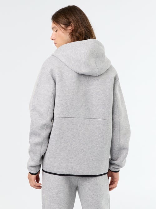 Neoprene-style hooded sweatshirt - Kiabi