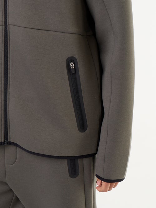 Neoprene-style hooded sweatshirt - Kiabi