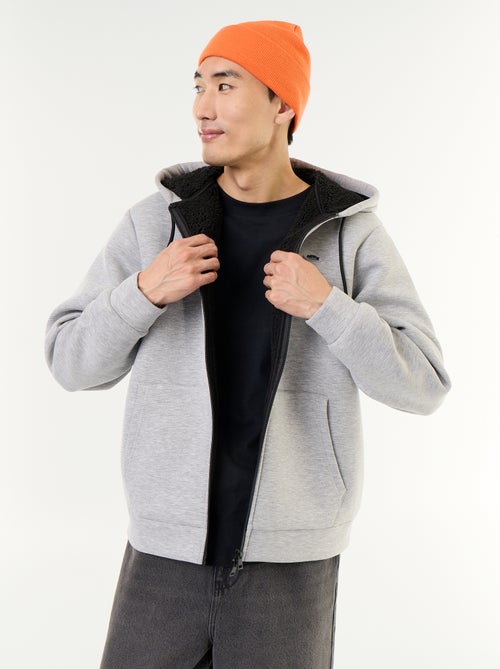 Neoprene Zip-Up Hoodie - Kiabi