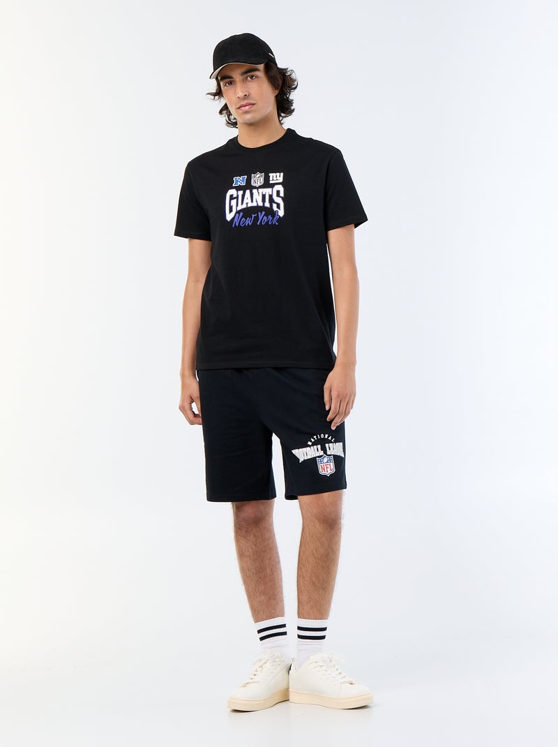 NFL Fleece Bermuda Shorts Black - Kiabi