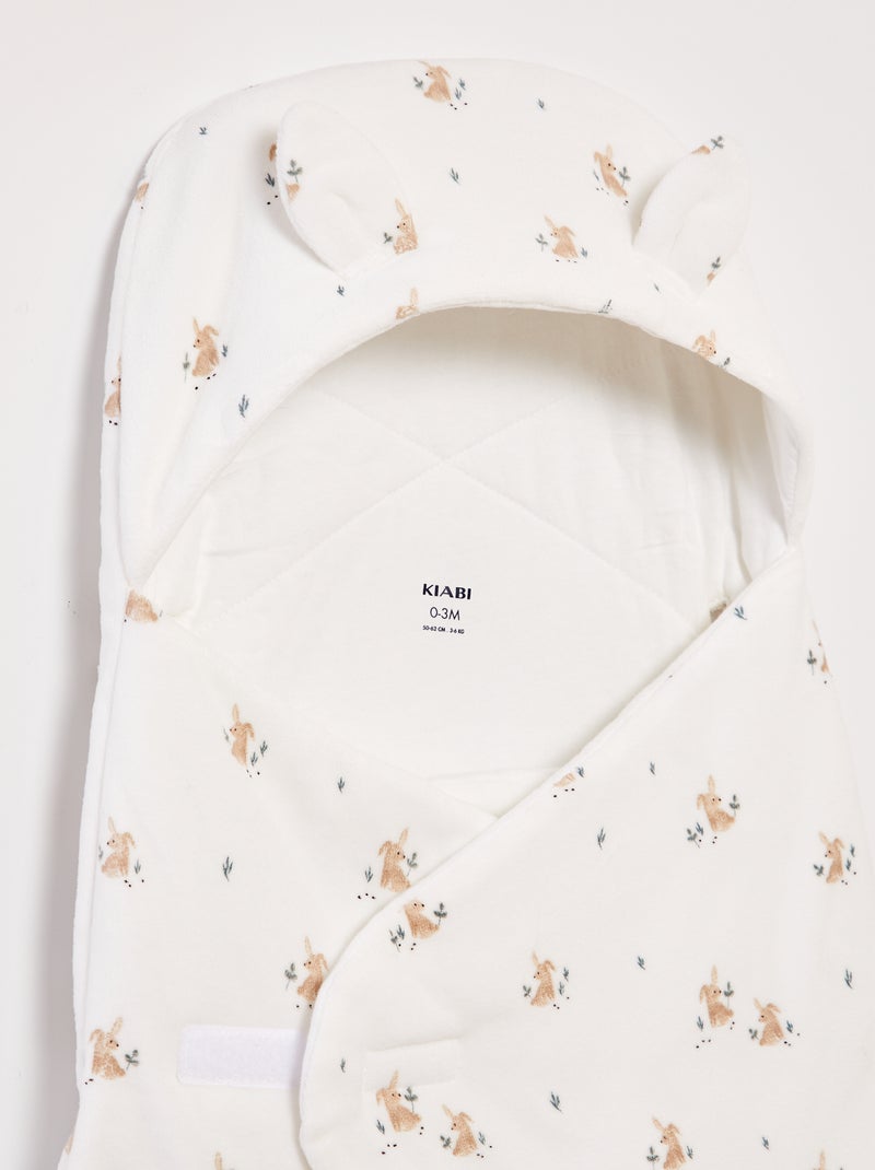 Nid d'ange à motif Blanc - Kiabi