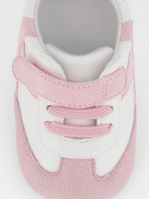 Niedrige Sneakers mit Klett- und Schnürverschluss - Kiabi