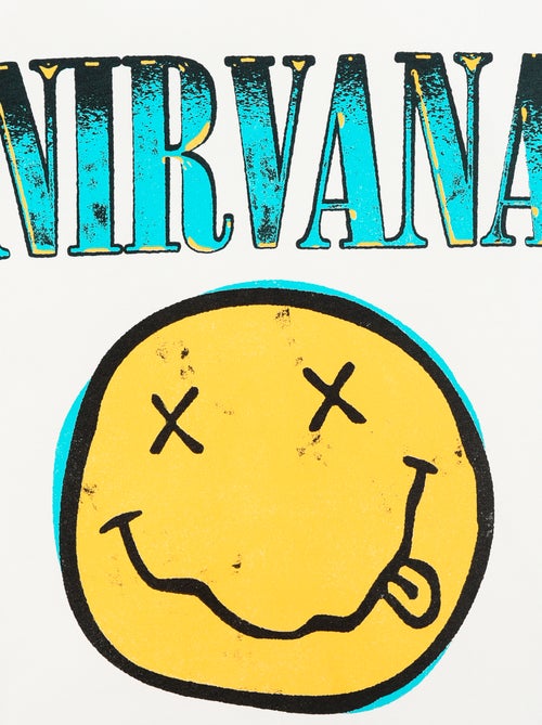 'Nirvana' Short-Sleeved T-shirt - Kiabi