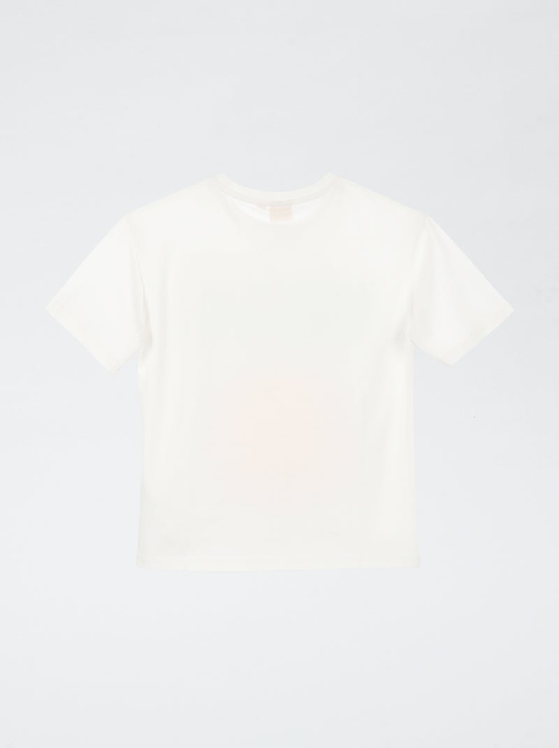 'Nirvana' Short-Sleeved T-shirt White - Kiabi