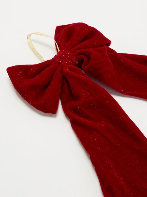 Nœud pailleté en textile - Kiabi