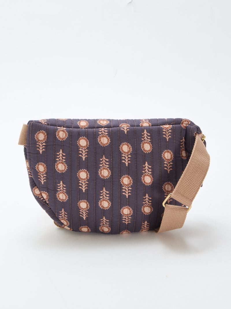 Novelty Print Belt Bag Purple - Kiabi