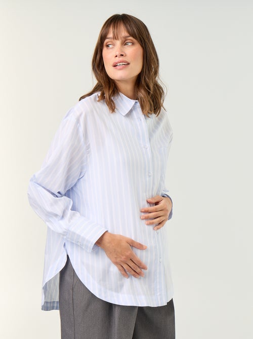 Nursing blouse with side slit - Kiabi Nursing blouse with side slit - Kiabi