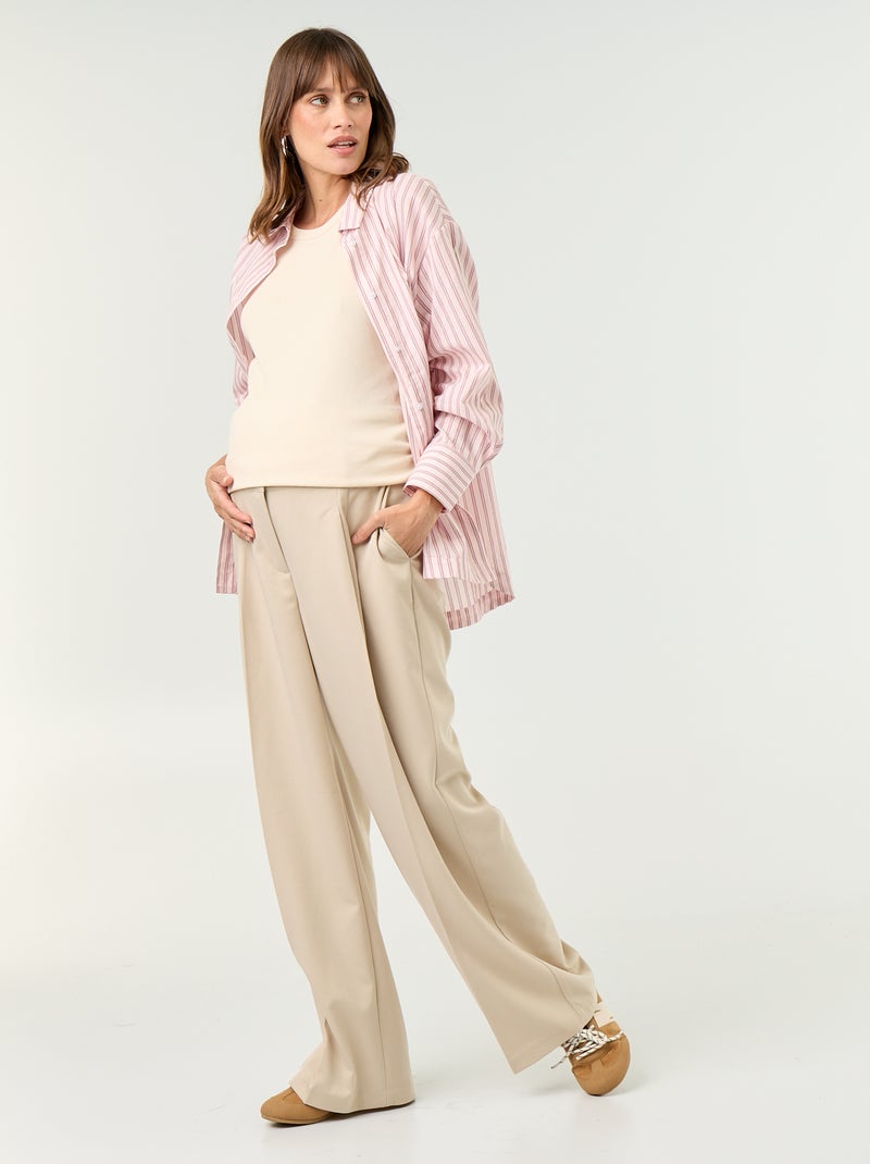 Nursing blouse with side slit Pink - Kiabi