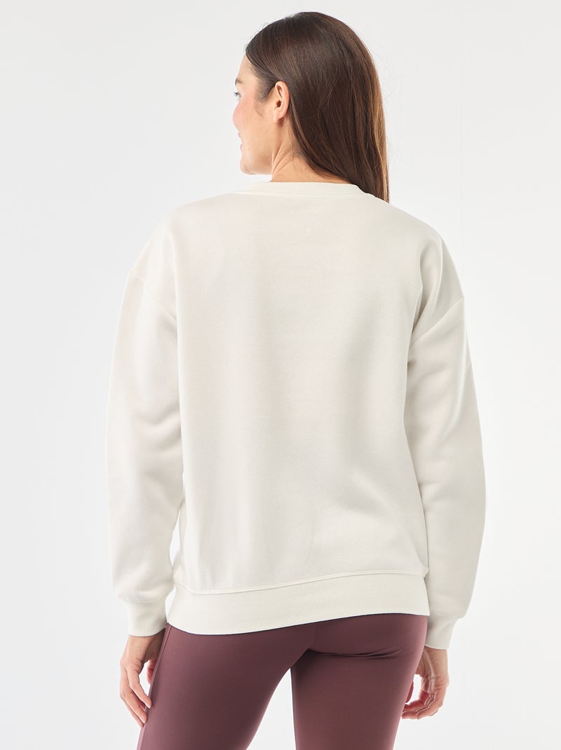 Nursing sweatshirt White - Kiabi