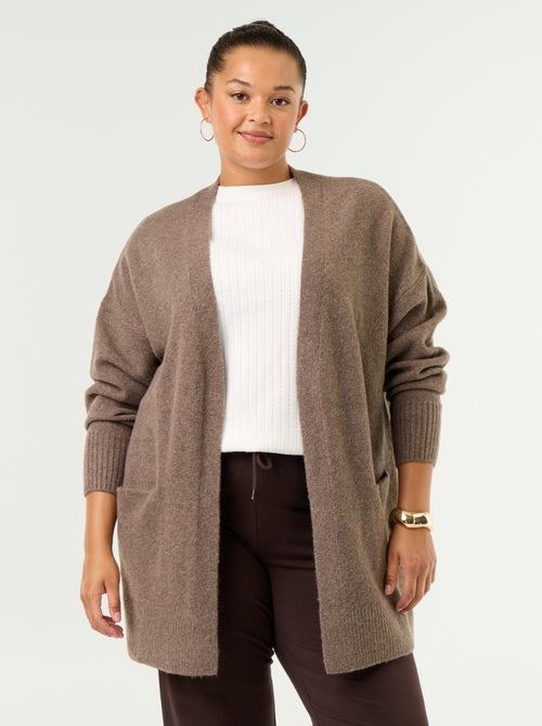Offener langer Cardigan - Kiabi Offener langer Cardigan - Kiabi