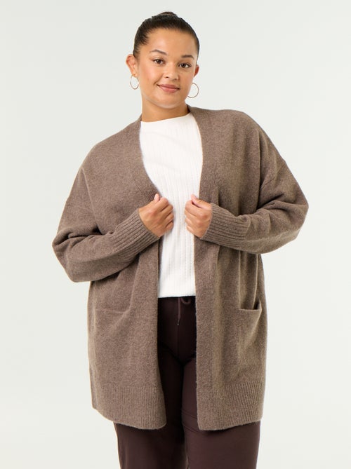 Offener langer Cardigan - Kiabi Offener langer Cardigan - Kiabi
