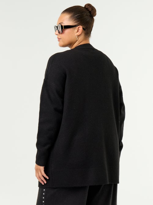 Offener langer Cardigan - Kiabi Offener langer Cardigan - Kiabi