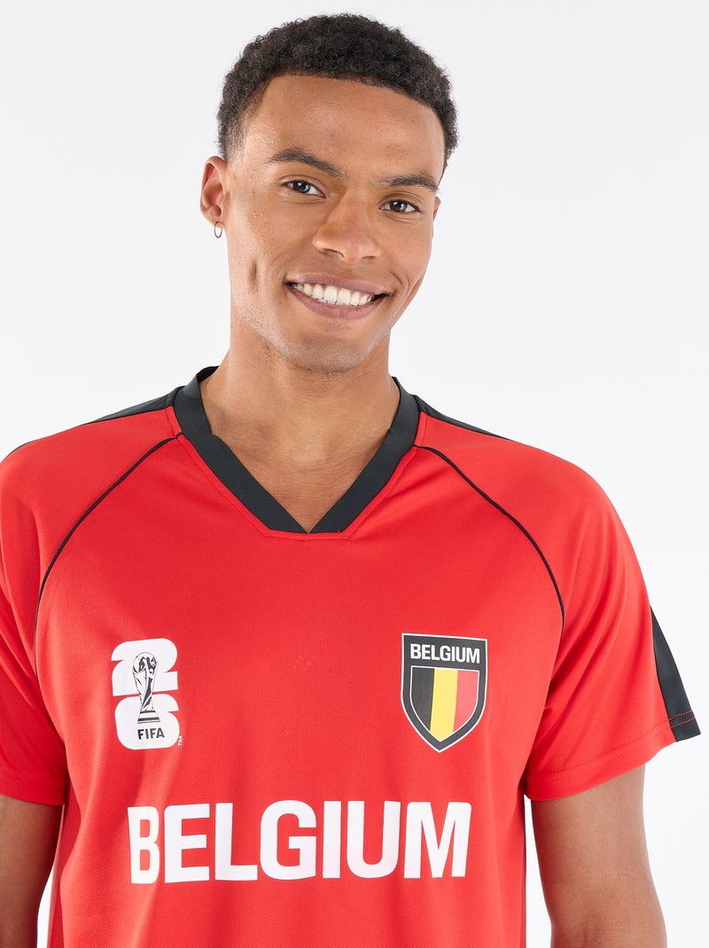 Official FIFA World Cup 26™ Licensed T-shirts - Belgium Red - Kiabi