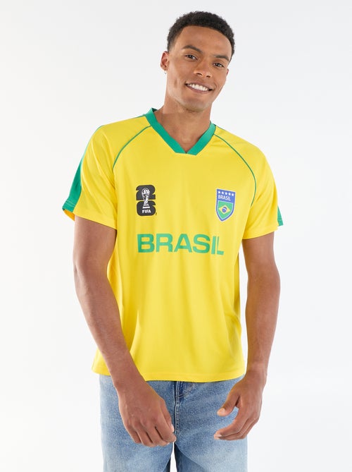 Offiziell lizenzierte FIFA Fussball-Weltmeisterschaft 26™ T-Shirts - Brasilien - Kiabi Offiziell lizenzierte FIFA Fussball-Weltmeisterschaft 26™ T-Shirts - Brasilien - Kiabi