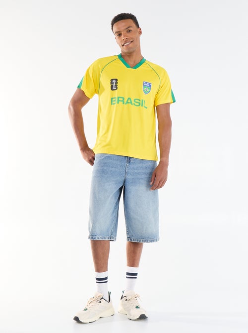Offiziell lizenzierte FIFA Fussball-Weltmeisterschaft 26™ T-Shirts - Brasilien - Kiabi Offiziell lizenzierte FIFA Fussball-Weltmeisterschaft 26™ T-Shirts - Brasilien - Kiabi