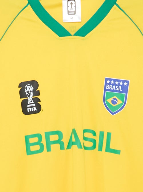 Offiziell lizenzierte FIFA Fussball-Weltmeisterschaft 26™ T-Shirts - Brasilien - Kiabi Offiziell lizenzierte FIFA Fussball-Weltmeisterschaft 26™ T-Shirts - Brasilien - Kiabi