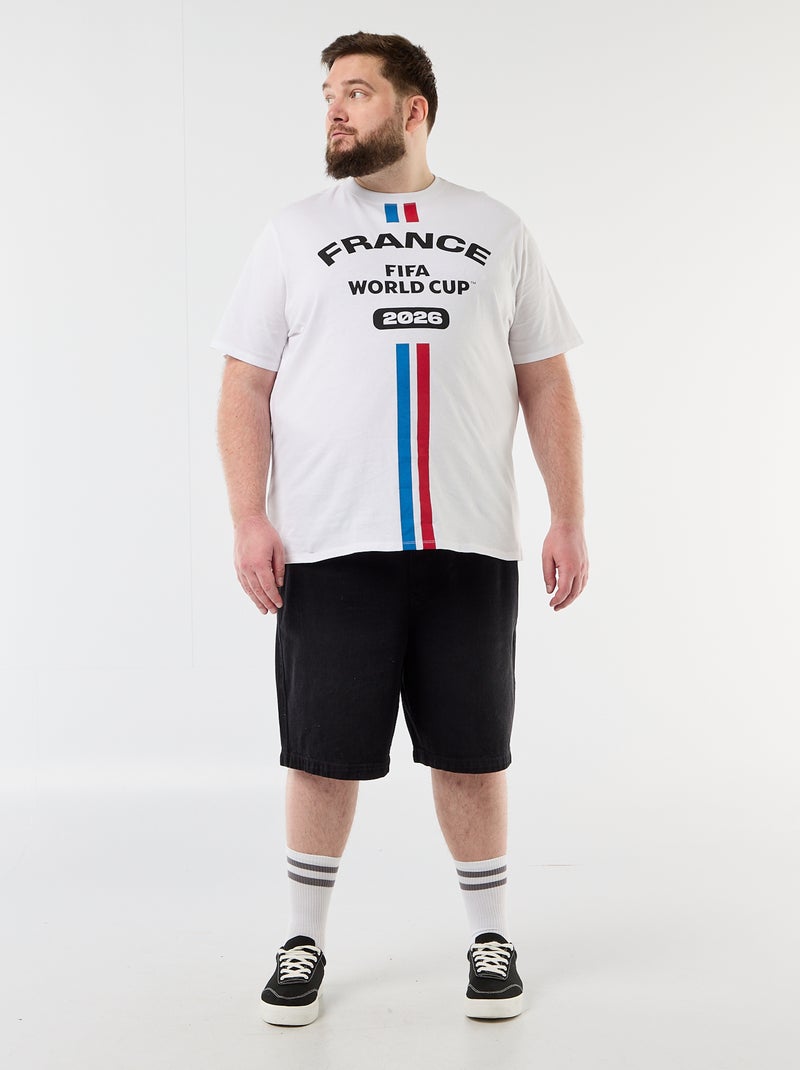 Offiziell lizenzierte FIFA Fussball-Weltmeisterschaft 26™ T-Shirts - Frankreich Blanc - Kiabi