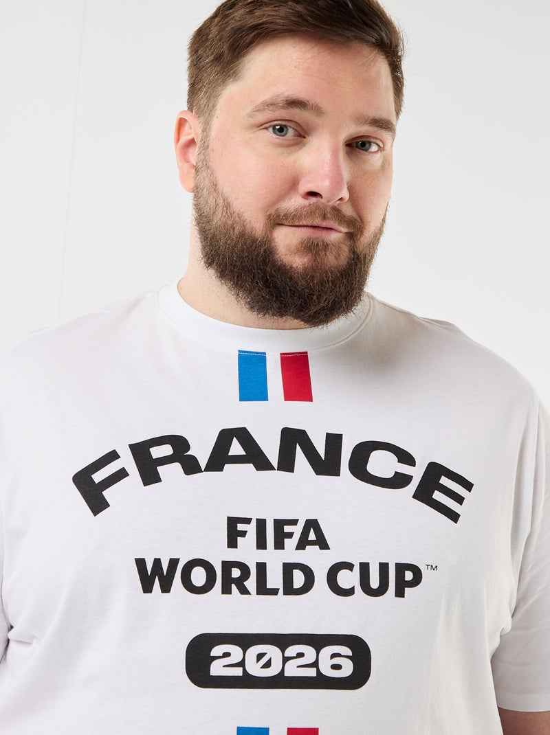 Offiziell lizenzierte FIFA Fussball-Weltmeisterschaft 26™ T-Shirts - Frankreich Blanc - Kiabi