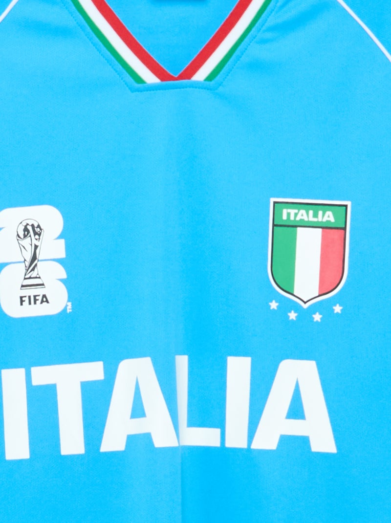 Offiziell lizenzierte FIFA WM 26™ T-Shirts - Italien Blau - Kiabi