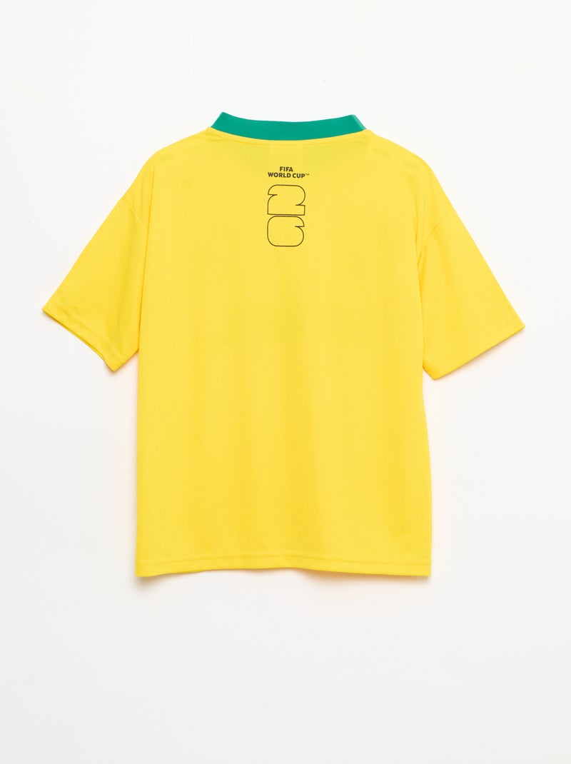 Offiziell lizenzierte T-Shirts der FIFA Fussball-Weltmeisterschaft 26™ - Brasilien Jaune - Kiabi