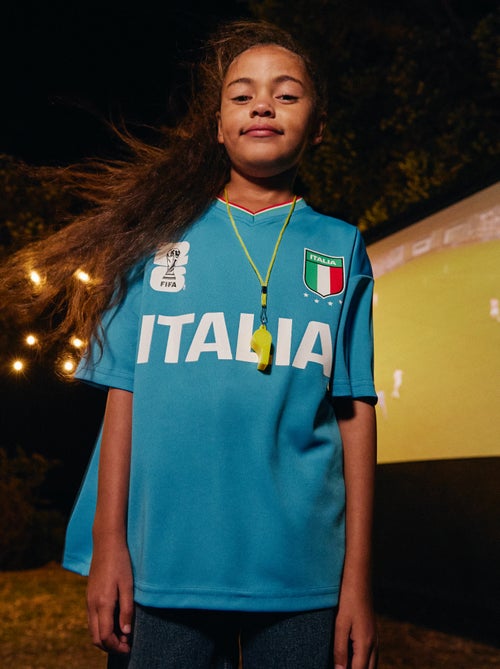 Offiziell lizenzierte T-Shirts der FIFA Fussball-Weltmeisterschaft 26™ - Italien - Kiabi Offiziell lizenzierte T-Shirts der FIFA Fussball-Weltmeisterschaft 26™ - Italien - Kiabi