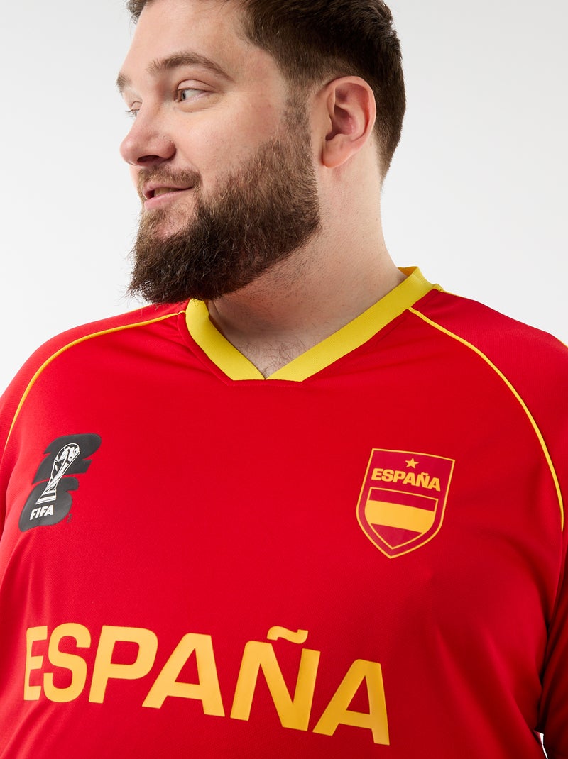 Offiziell lizenzierte T-Shirts der FIFA Fussball-Weltmeisterschaft 26™ - Spanien Rouge - Kiabi