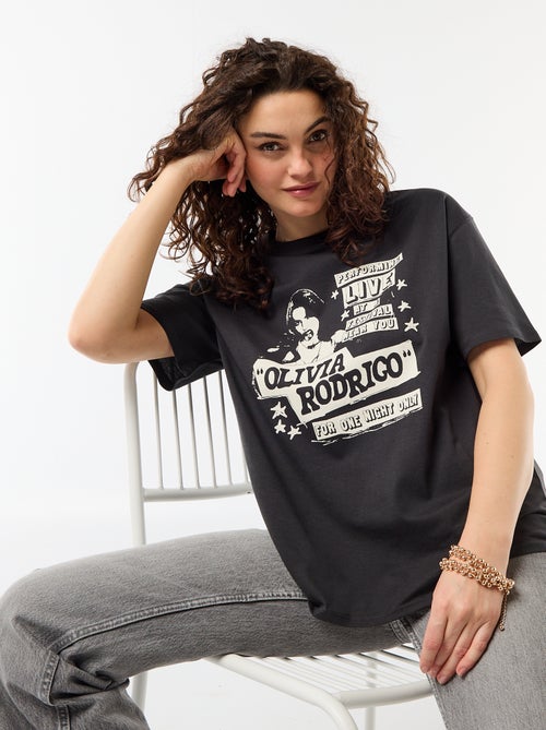 'Olivia Rodrigo' Short-Sleeved T-shirt - Kiabi