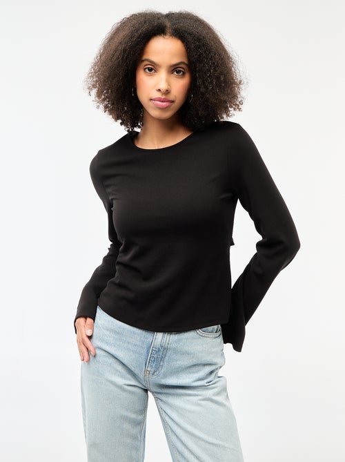 Open Back T-shirt - Kiabi