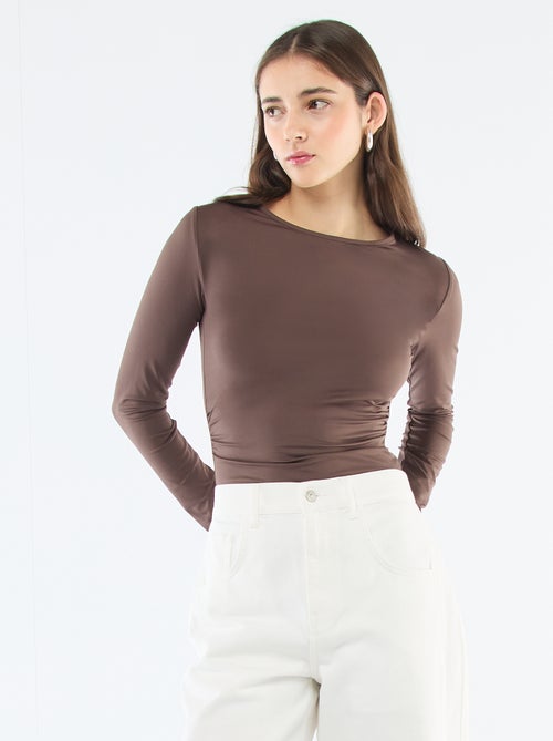 Open-Back T-Shirt - Kiabi Open-Back T-Shirt - Kiabi