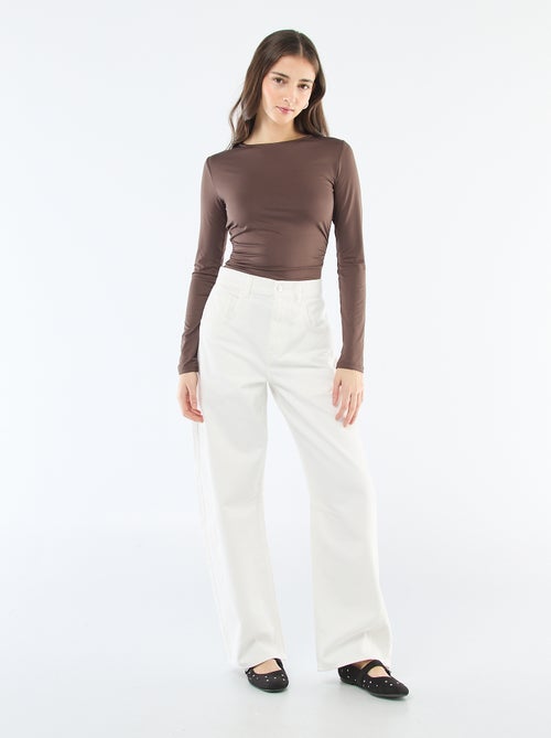 Open-Back T-Shirt - Kiabi Open-Back T-Shirt - Kiabi