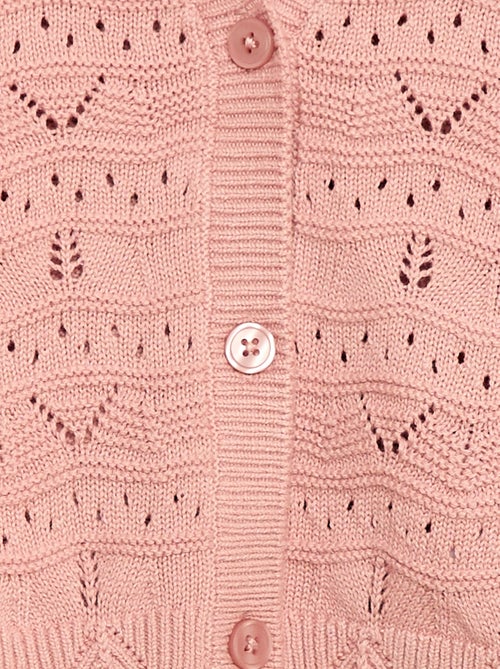 Open Knit Cardigan - Kiabi