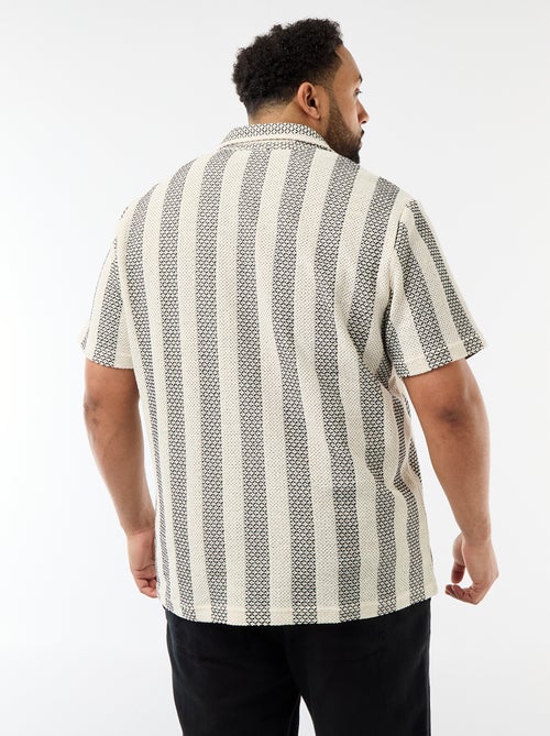 Open-Knit Short-Sleeve Shirt - Kiabi