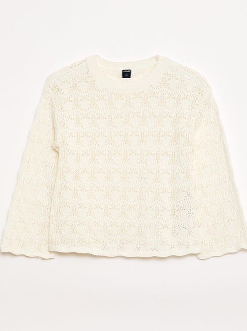 Open Knit Sweater - Kiabi