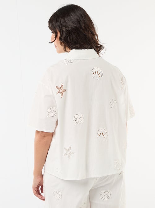 Openwork Cotton Shirt - Kiabi