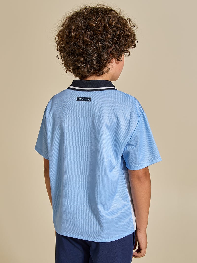 Oversize Fussball-T-Shirt - (ekstract) Bleu - Kiabi