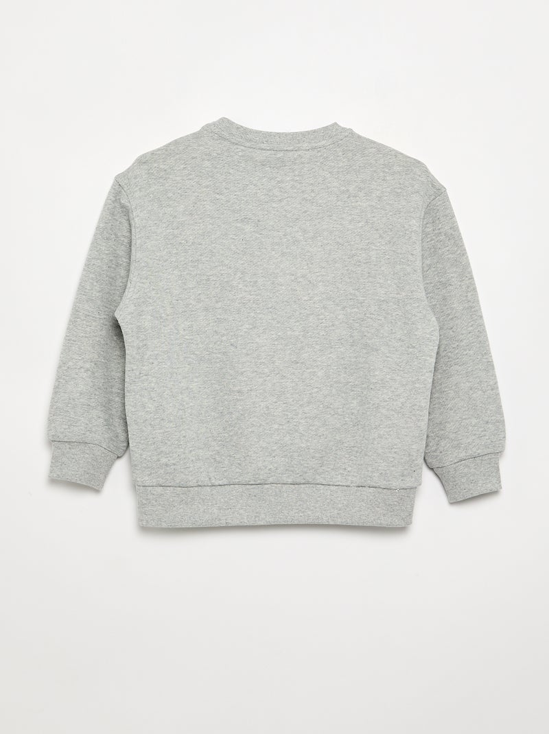 Oversize-Langarm-Sweatshirt Grau - Kiabi