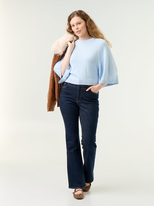 Oversize-Strickpullover mit überschnittenen Schultern - Kiabi