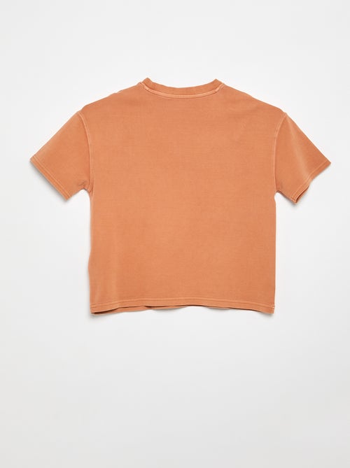 Oversize T-Shirt mit Aufdruck - Kiabi