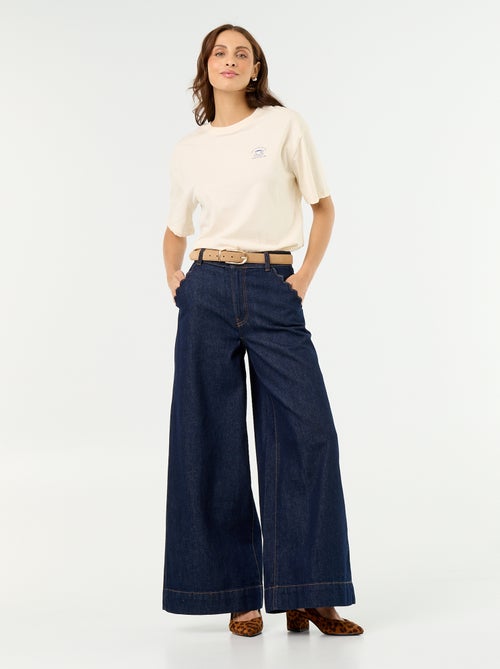 Oversize T-Shirt mit Botschaft - Kiabi