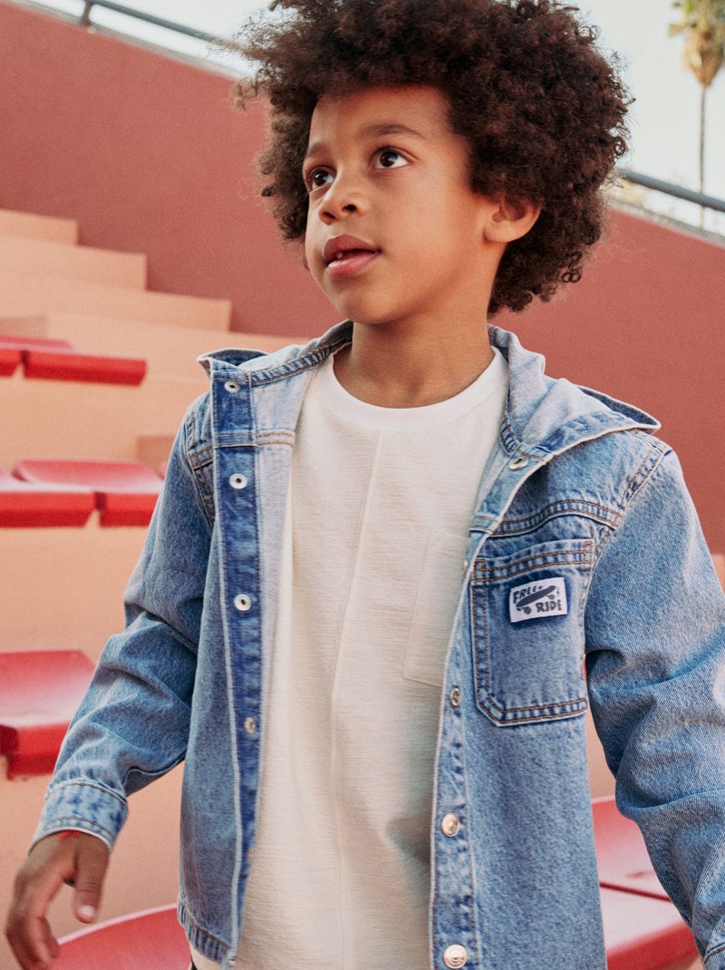 Oversize T-Shirt mit kurzen Ärmeln Weiß - Kiabi