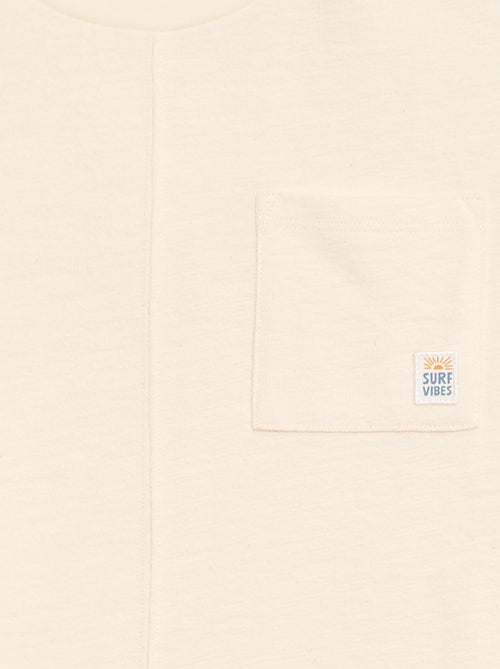 Oversize T-Shirt mit kurzen Ärmeln - Kiabi