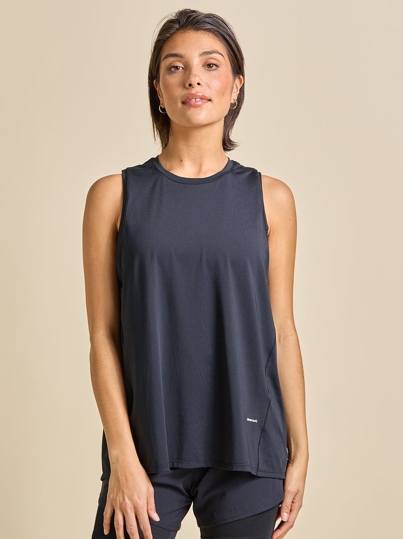 Oversized Armhole Tank Top - (ekstract) Black - Kiabi