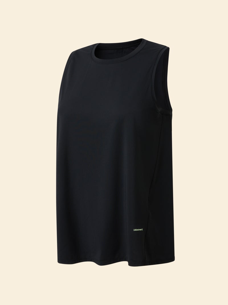Oversized Armhole Tank Top - (ekstract) Black - Kiabi