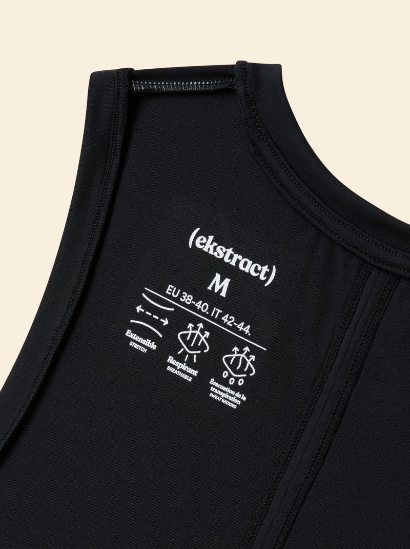 Oversized Armhole Tank Top - (ekstract) Black - Kiabi
