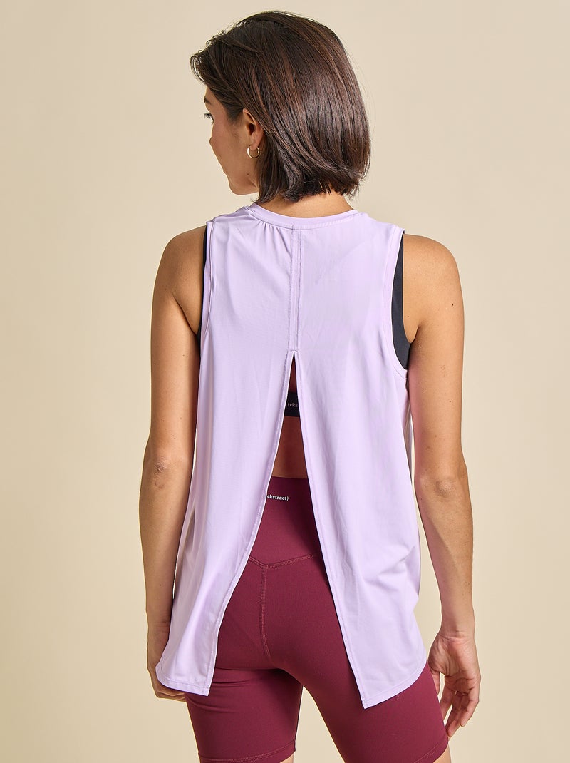 Oversized Armhole Tank Top - (ekstract) Purple - Kiabi